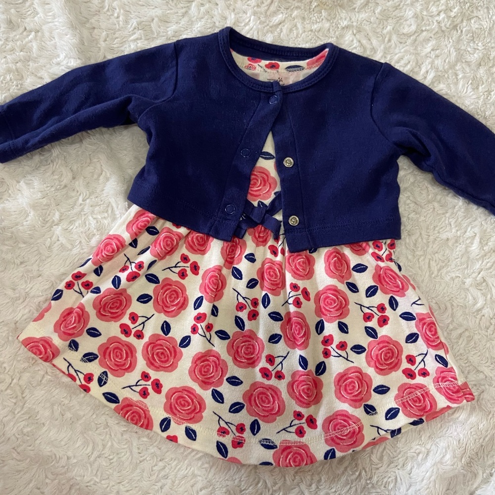 SOLD 0-3M Baby Girl Dress